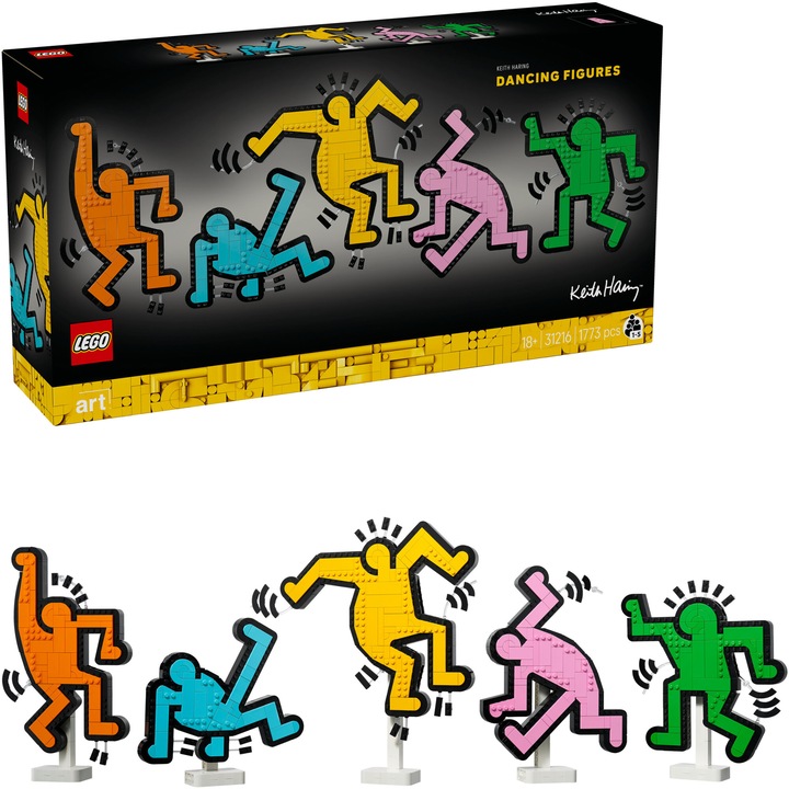 LEGO® Art Keith Haring – Táncoló figurák 31216, 1773 db