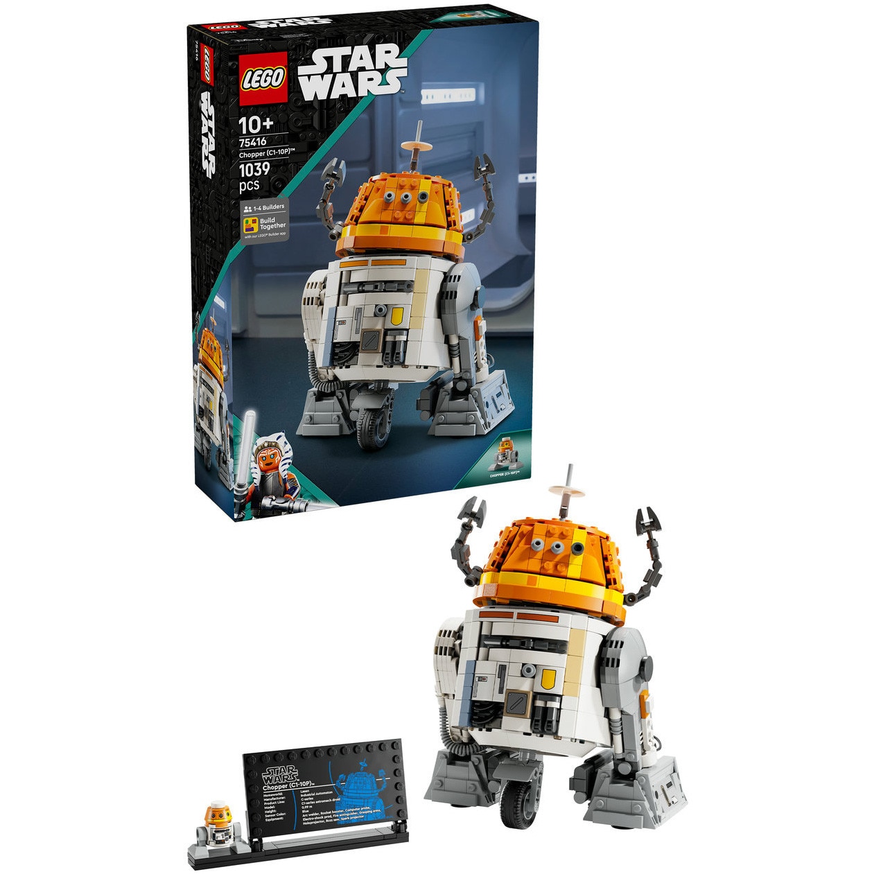 LEGO® Star Wars™ - Droid Astromech Chopper (C1-10P) ™ 75416, 1039 piese