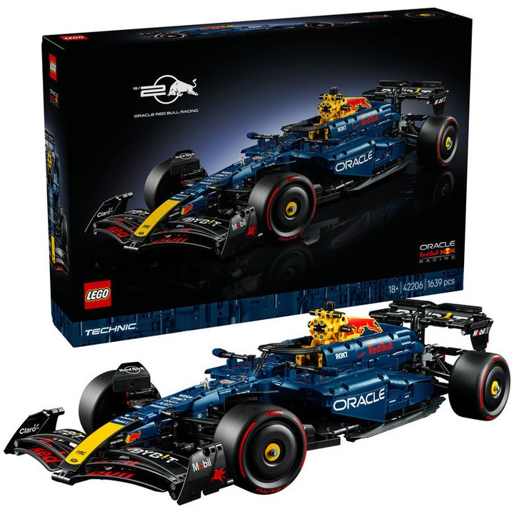 LEGO® Technic - Oracle Red Bull Racing RB20 F1 autó 42206, 1639 db