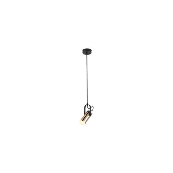 Pendul RAVEN metal, negru, auriu, LED, 15W, 400lm, lumina calda RABALUX - 78031