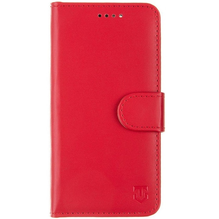 Tactical mobiltelefon tok, piros, állványos, kártyatartós, Samsung Galaxy A17 4G és 5G-hez