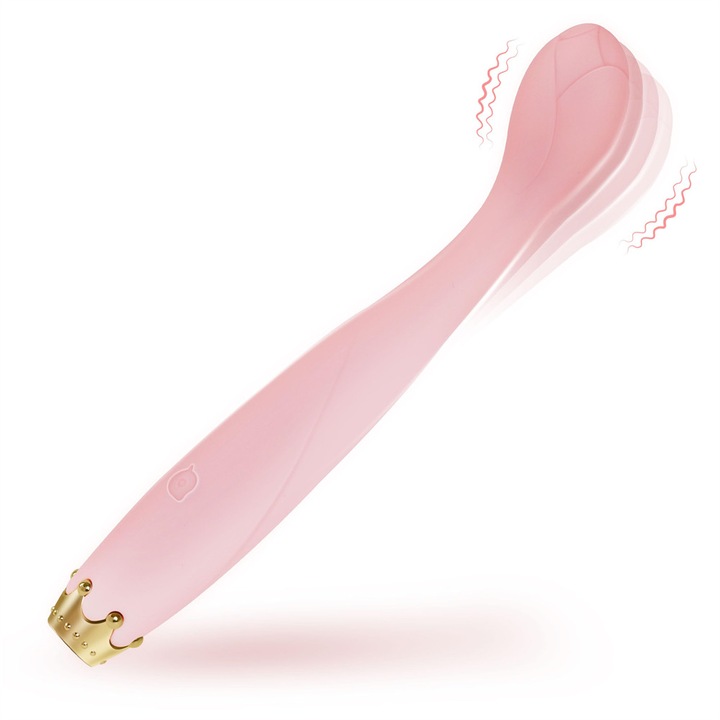 G-pont vibrátor, OTZRTY, 10 sebességfokozat, puha szilikon, 4 cm