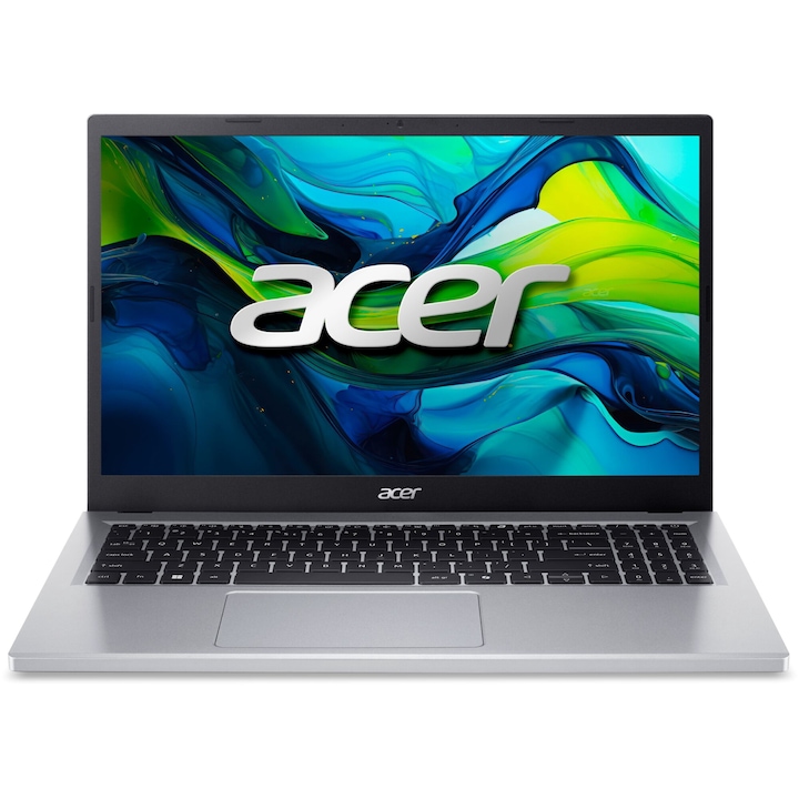 Лаптоп Acer Aspire Go 15 AG15-32P-C7PR с Intel N150 (3.6GHz, 6M), 16 GB, 512GB M.2 NVMe SSD, Intel UHD Graphics 24EUs, Linux, Сребрист
