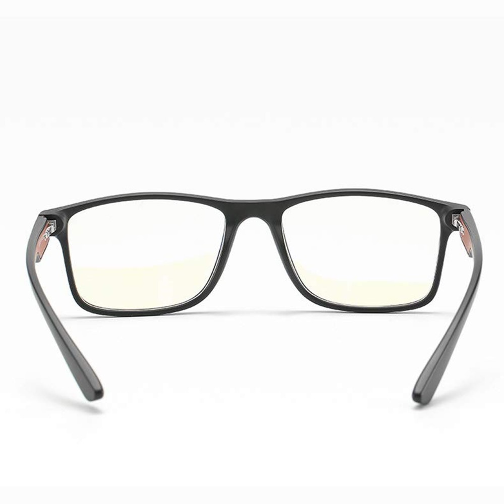Anti-Blue Light Glasses Reflex TR90 (F2388) - Rectangular - Sand Black / Blue