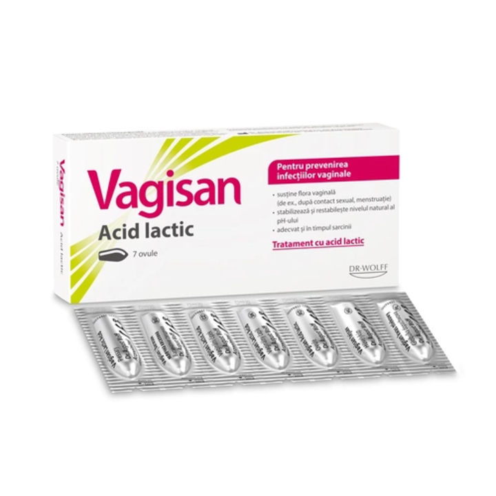 Acid Lactic Vagisan, 7 ovule vaginale
