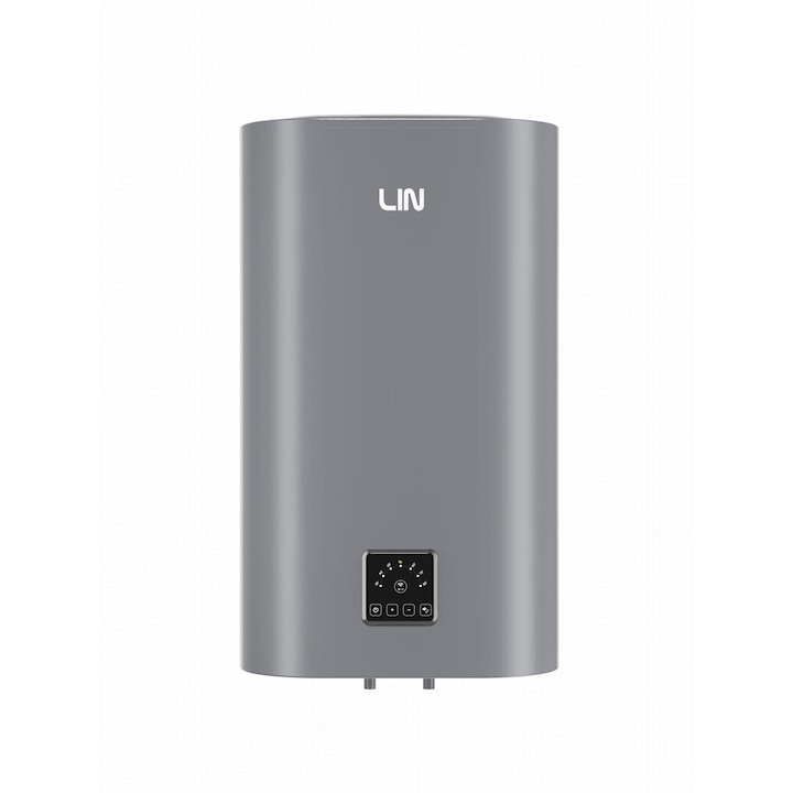 Boiler electric LIN LIFVD2 80L, gri, cu Wi-Fi, 966x542x288mm