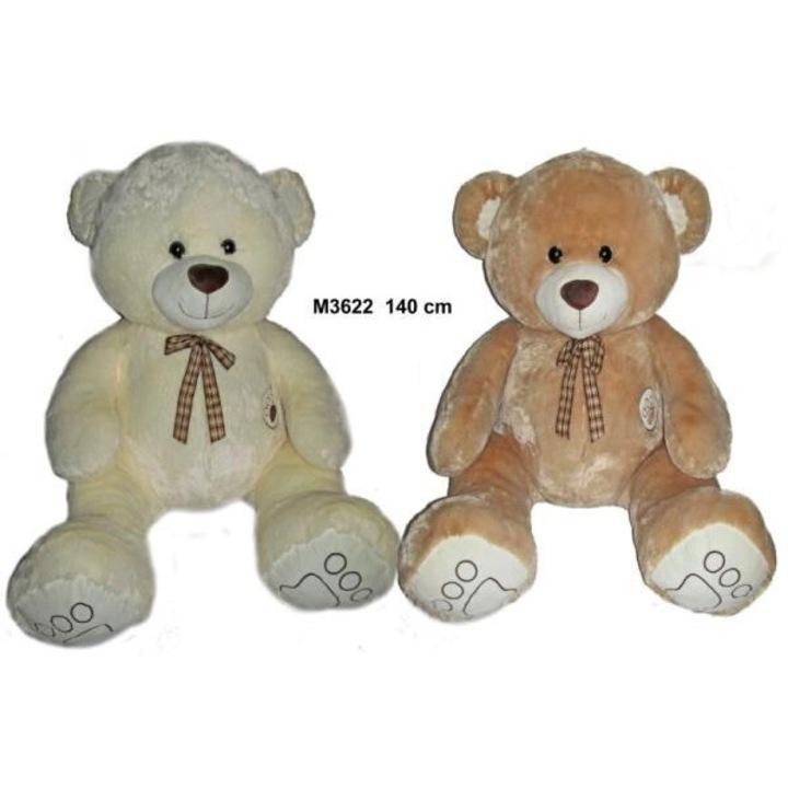 Плюшено мече 140 см, микс от 2 цвята, комплект от 1 брой