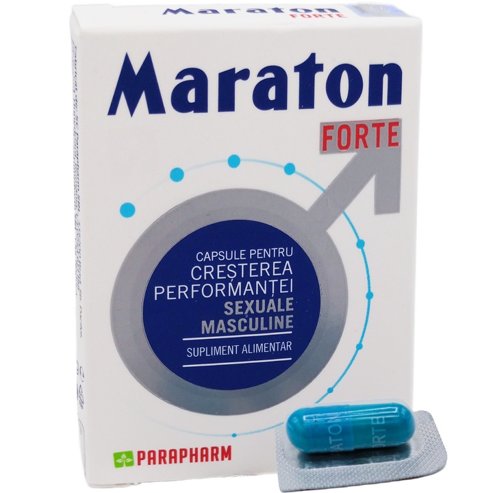 Capsula Maraton Forte pentru cresterea performantei sexuale masculine, 1 tableta, Quantum Pharm