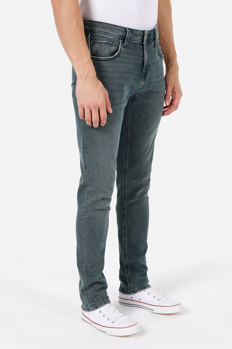 COLIN'S, Blugi drepti cu 5 buzunare, Albastru, W28-L32