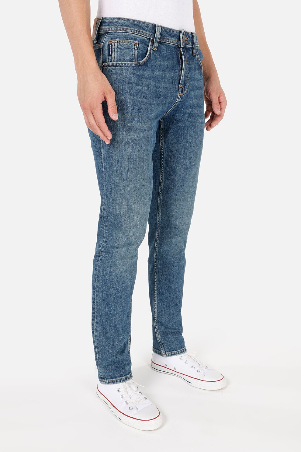 COLIN'S, Blugi drepti cu 5 buzunare, Albastru, W29-L32