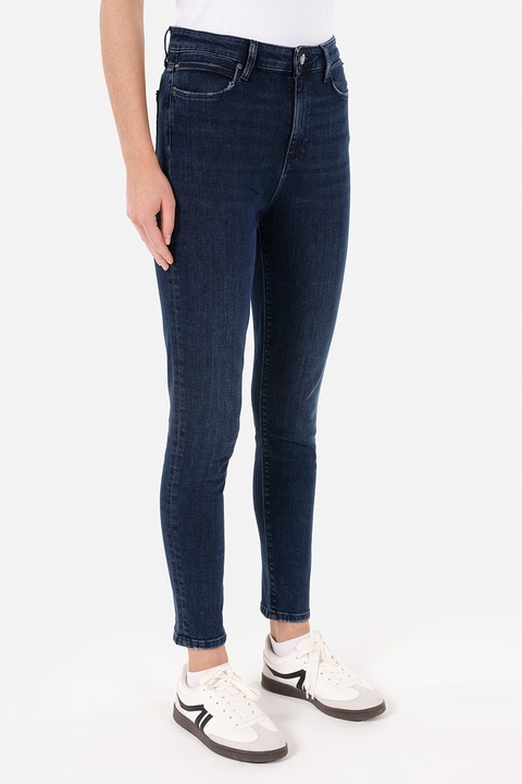 COLIN'S, Blugi cu talie inalta, Albastru