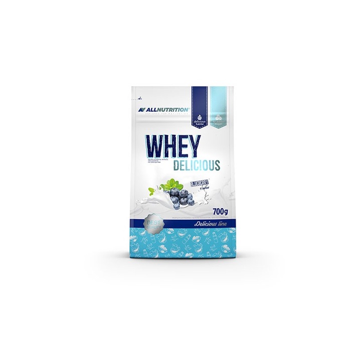 Áfonya tejsavó fehérje 700g Allnutrition Whey Delicious