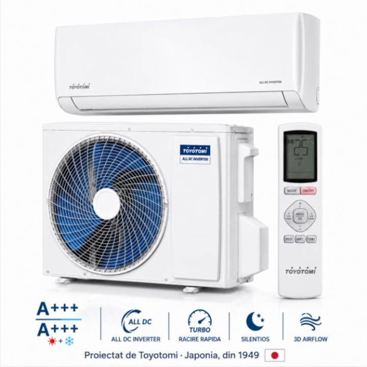 Aparat de aer conditionat Bosch Climate 3000i, 24000 BTU, A++/A+, Filtru catalizator rece, functie Wind avoid me, functie Follow-me, Wi-Fi Ready, alb