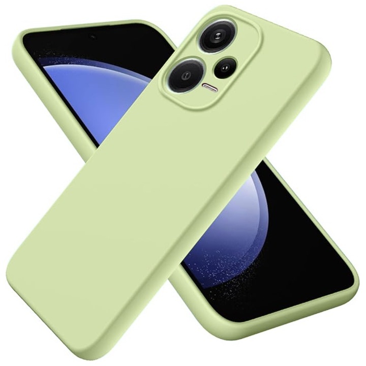 Кейс за Xiaomi Redmi Note 13 Pro Plus 5G силиконов кейс ментово зелен