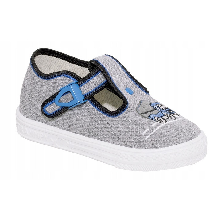 Детски пантофи Alan, Zetpol, Cotton, Grey
