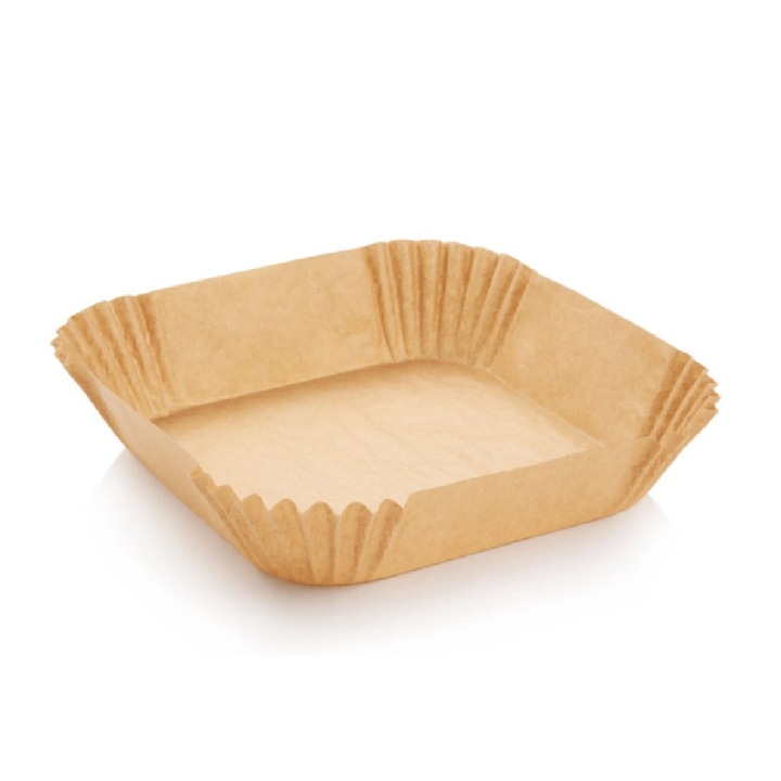 Tescoma DELÍCIA négyszögletes papírtányér forrólevegős sütőhöz 16 x 16 cm, 50 db