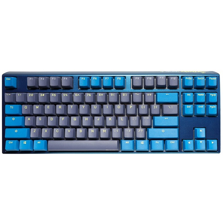 Клавиатура Ducky One 3 Daybreak TKL Gaming Keyboard, USB, German, Син