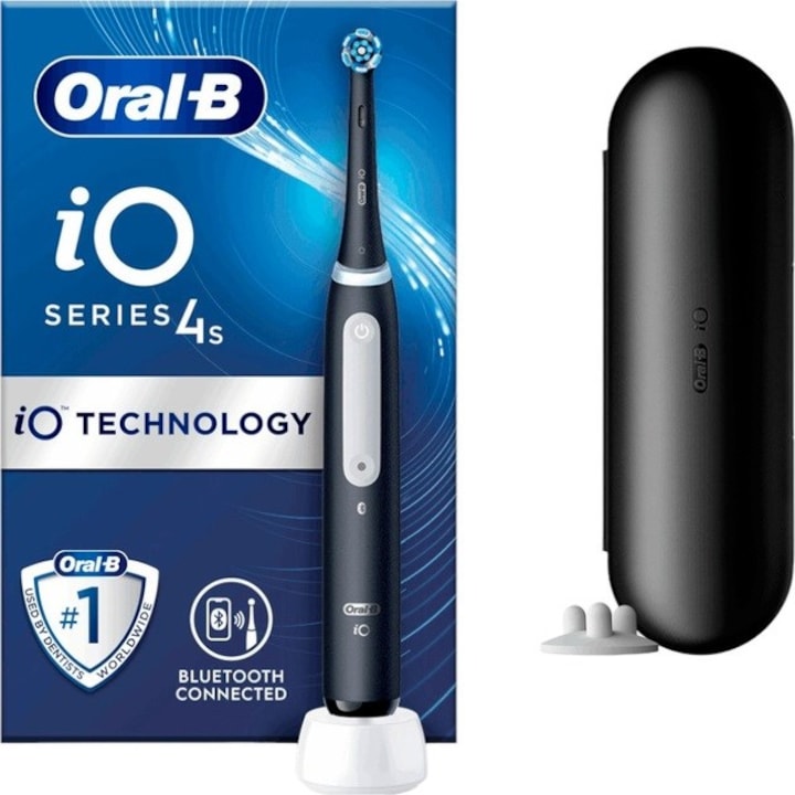 Oral-B iO4s elektromos fogkefe matt fekete
