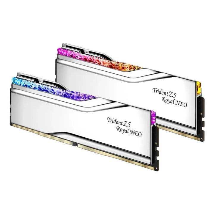 Memorie RAM DDR5 G.Skill Trident Z5 Royal RGB 32GB 6000MHz CL28, 2x16GB