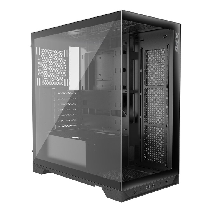 Carcasa ATX Semi-tower Thermaltake CTE E550 TG, culoare nisip, 7 sloturi de expansiune, include manual utilizare