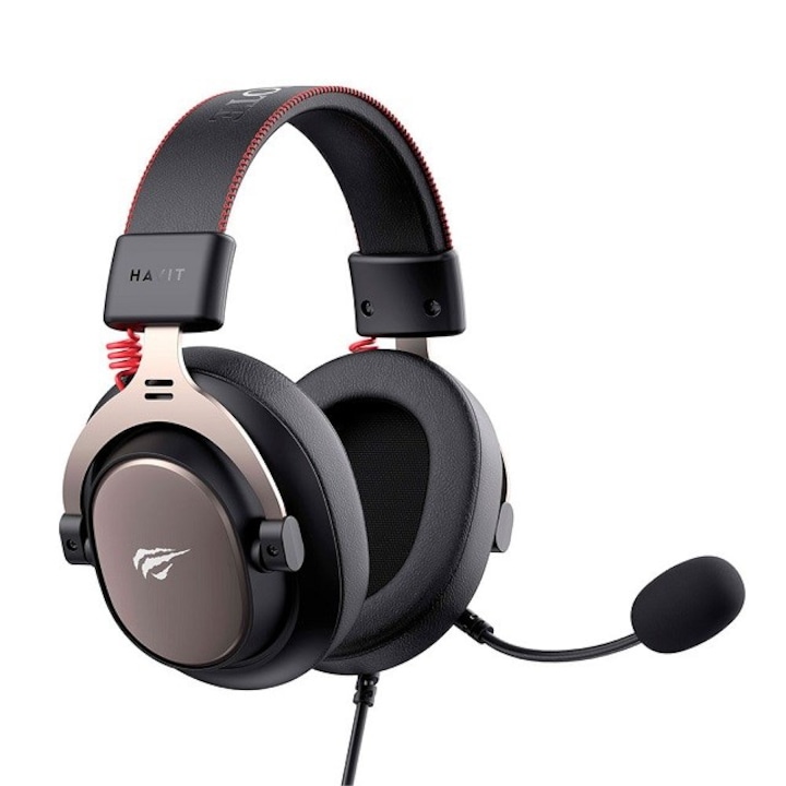 Casti Gaming cu microfon CONDOR, rosu