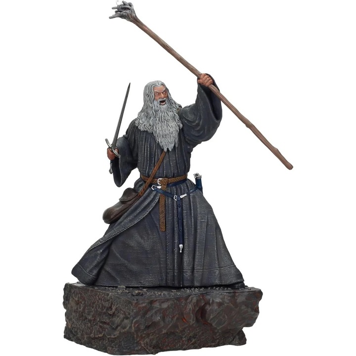 Figurina SD Toys, Lord of the Rings, PVC, Gandalf in Moria, 18 cm