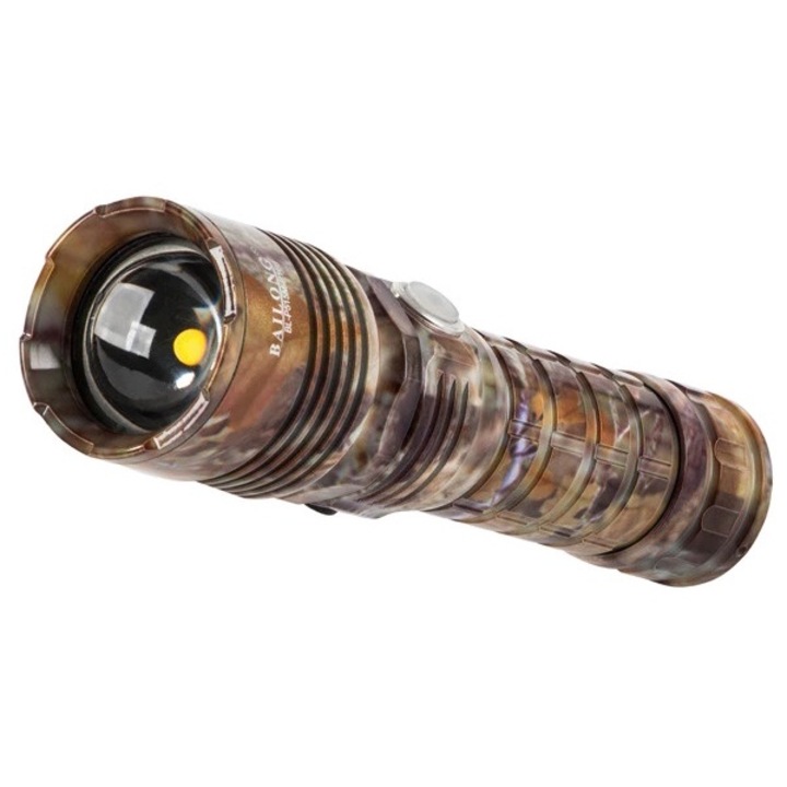 Военен LED фенер, портативен Bailong zoom cree xhp160, изработен от алуминий, диоден тип, модел p 515m с батерии