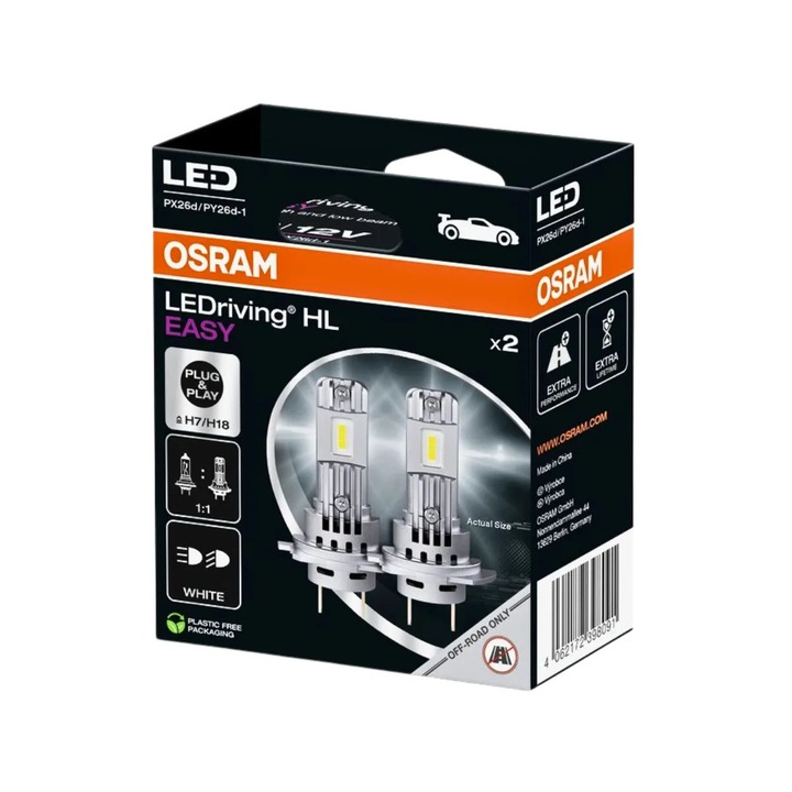 OSRAM LEDriving HL EASY Gen. 2 H7/H18 (4062172406932)