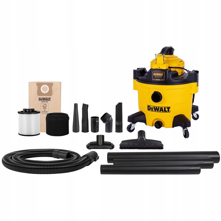 Aspirator umed/uscat/suflante 2 in 1, 34 l, Dewalt