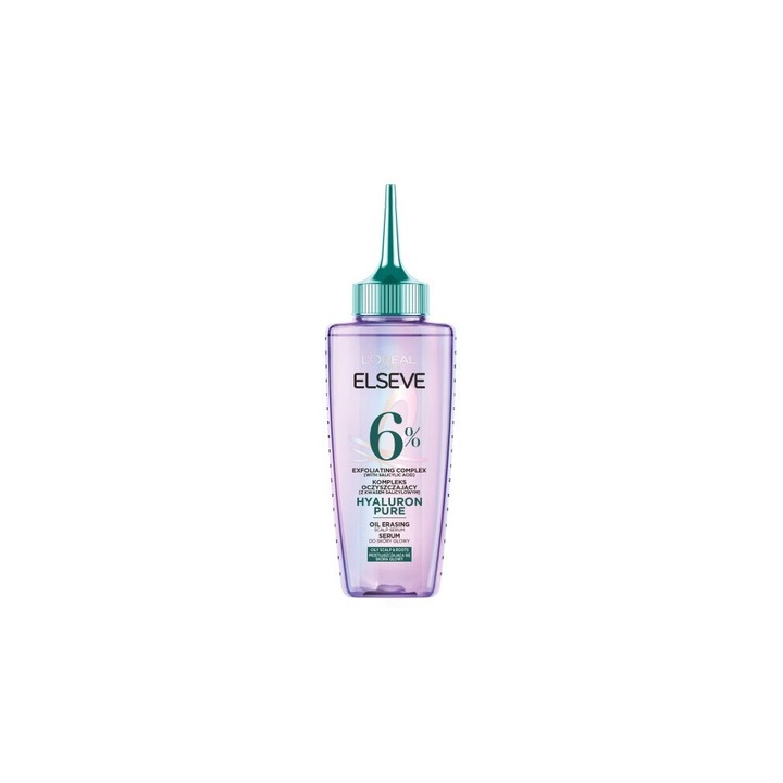 Serum pentru scalp L'Oreal Paris Hyaluron Pure, 102ml, curata si revitalizeaza, pentru par stralucitor