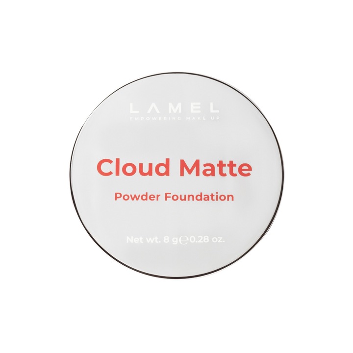 Lamel Cloud Matte 401 mattító púder, faggyúszabályozás, selymes formula, 10 g