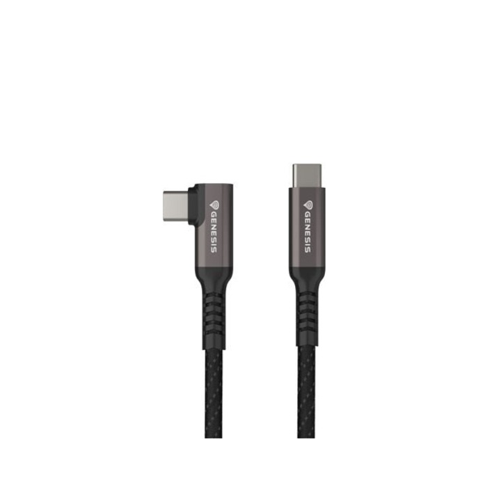 Cablu USB-C M/M 3.2 Gen 2, 5m, 10GB/s, 60W, negru, Genesis