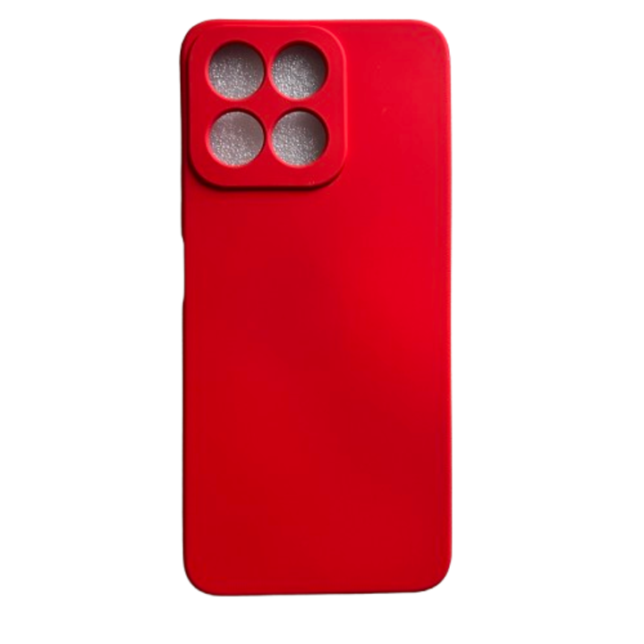 Мек TPU кадифен калъф, съвместим с Honor X7c / 200 Smart, червен