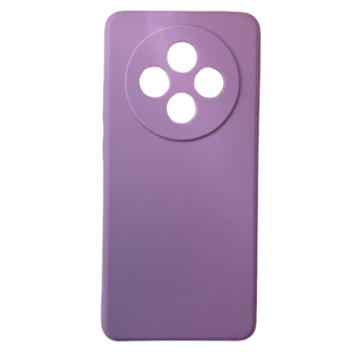 Мек кадифен калъф, съвместим с Oppo Reno 12F, Reno 12 FS, лилав