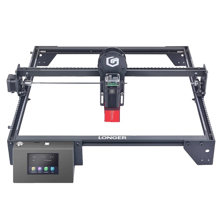 Longer lézergravírozó, 10W, 400x400mm, EU csatlakozó
