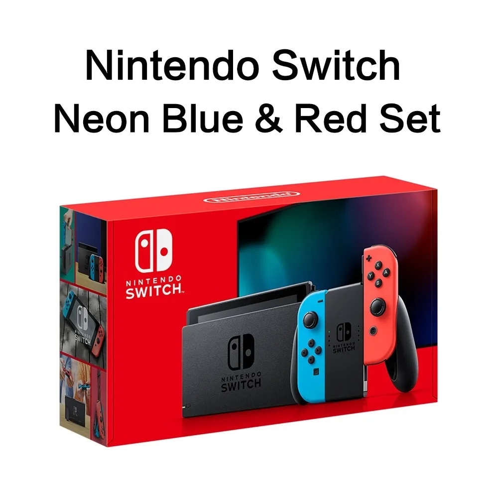 Nintendo Switch Neon, 6.2 inch, 32 GB, moduri de joc TV, tabletop