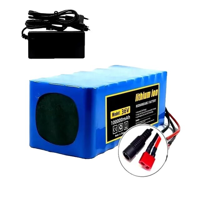 Baterie Li-Ion de 36 V, capacitate 100000 mAh, include incarcator