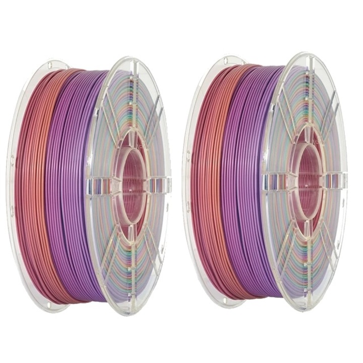 Filament 3D, Silk PLA, multicolor, 1.75mm, 2kg
