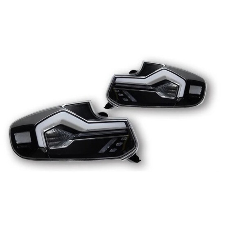 Заден Лампа за BMW, Динамичен Сигнал, Червен LED Стоп, Бял