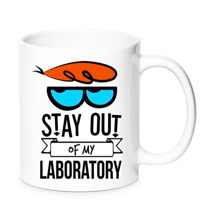 Керамична чаша Dexter's Laboratory 330ml, Stay Out of My Laboratory, Chn