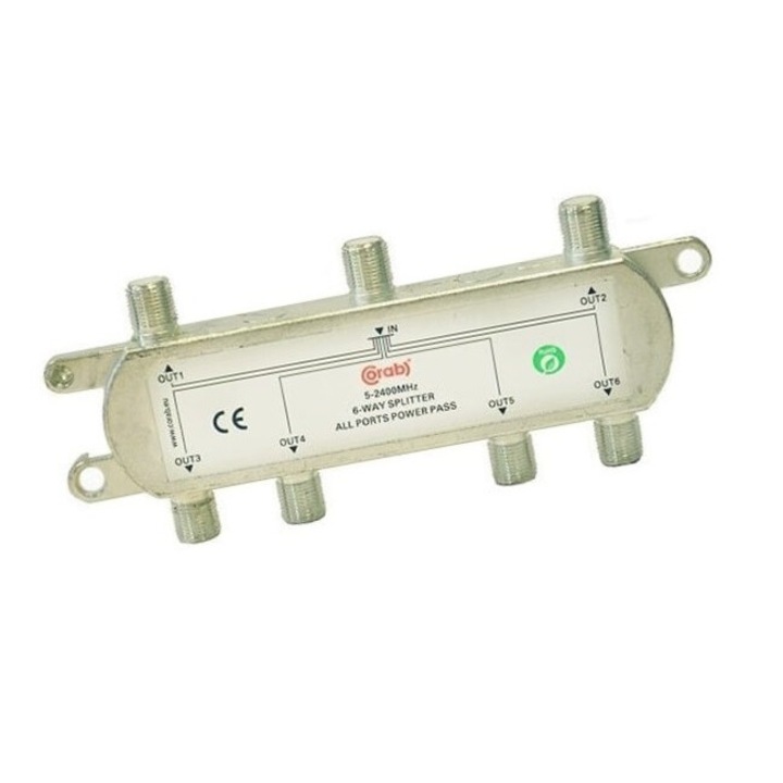 Splitter de semnal antena pentru 6 televizoare, Ovolo