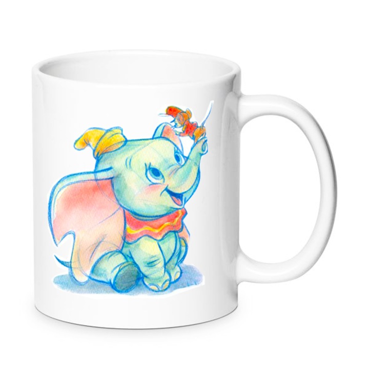 Cana Dumbo, ceramica, 330 ml, multicolor