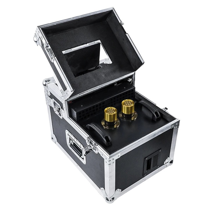 Masina de fum dubla, 900W, unghi ventilator ajustabil, 3L capacitate rezervor, priza EU