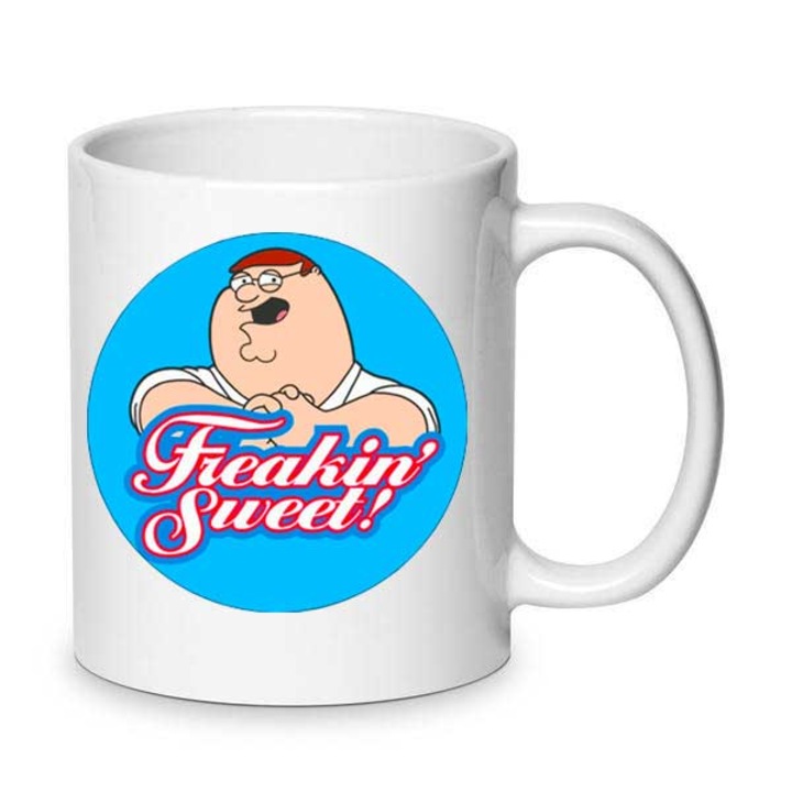 Cana ceramica Family Guy 330ml, mesaj "Freaking Sweet Dad", Chn