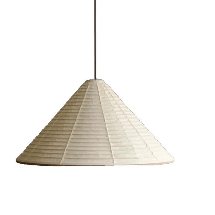 Висящ полилей, бяла хартия, японски стил, голям размер, с дистанционно управление, за 5-10 кв.м.