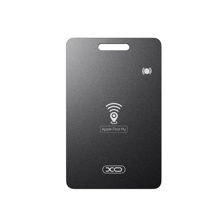 Смарт локатор/Смарт тракер XO GPS Anti-loss LP05 Card Model MFi Certificated (iPhone), черен