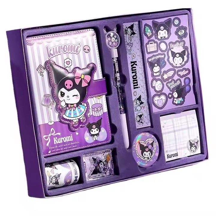 Комплект училищни консумативи Куроми, 8 броя