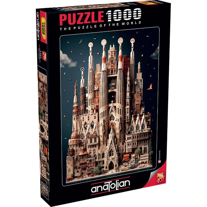 Puzzle, Anatolian, Sagrada Familia, 1000 de piese
