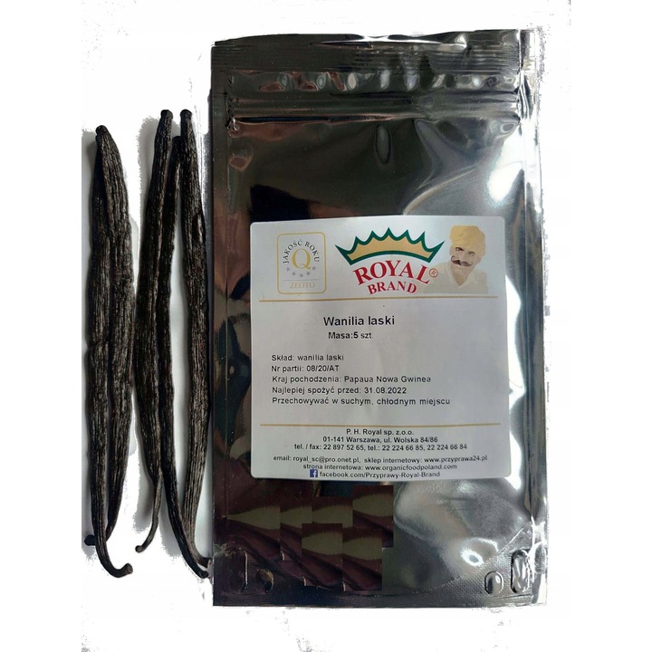 Batoane de vanilie premium 14-16 cm 10 bucati Delicioase