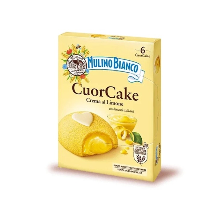 Prajitura cu crema de lamaie, CuorCale, Mulino Bianco, 6 buc. 210 g